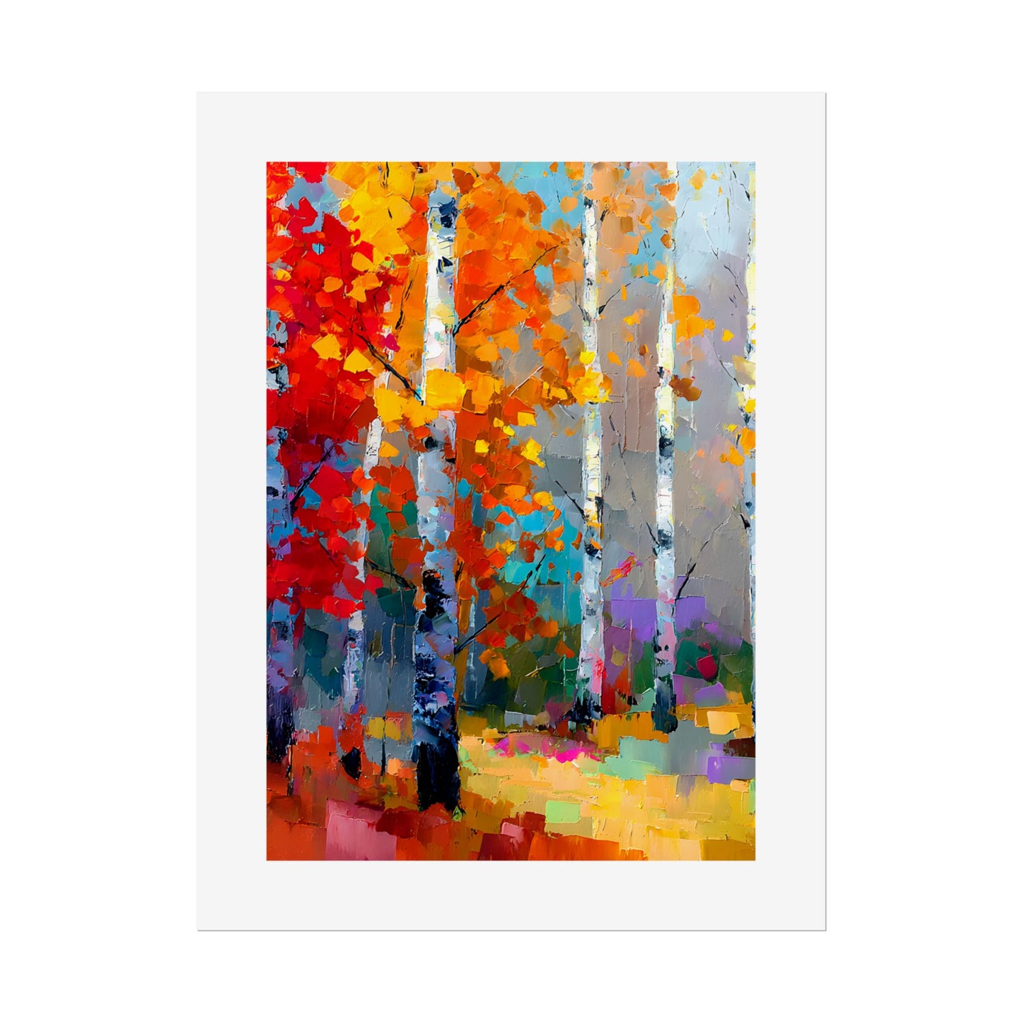 No.256 Nordic Summer Birch Series No.6 Portrait