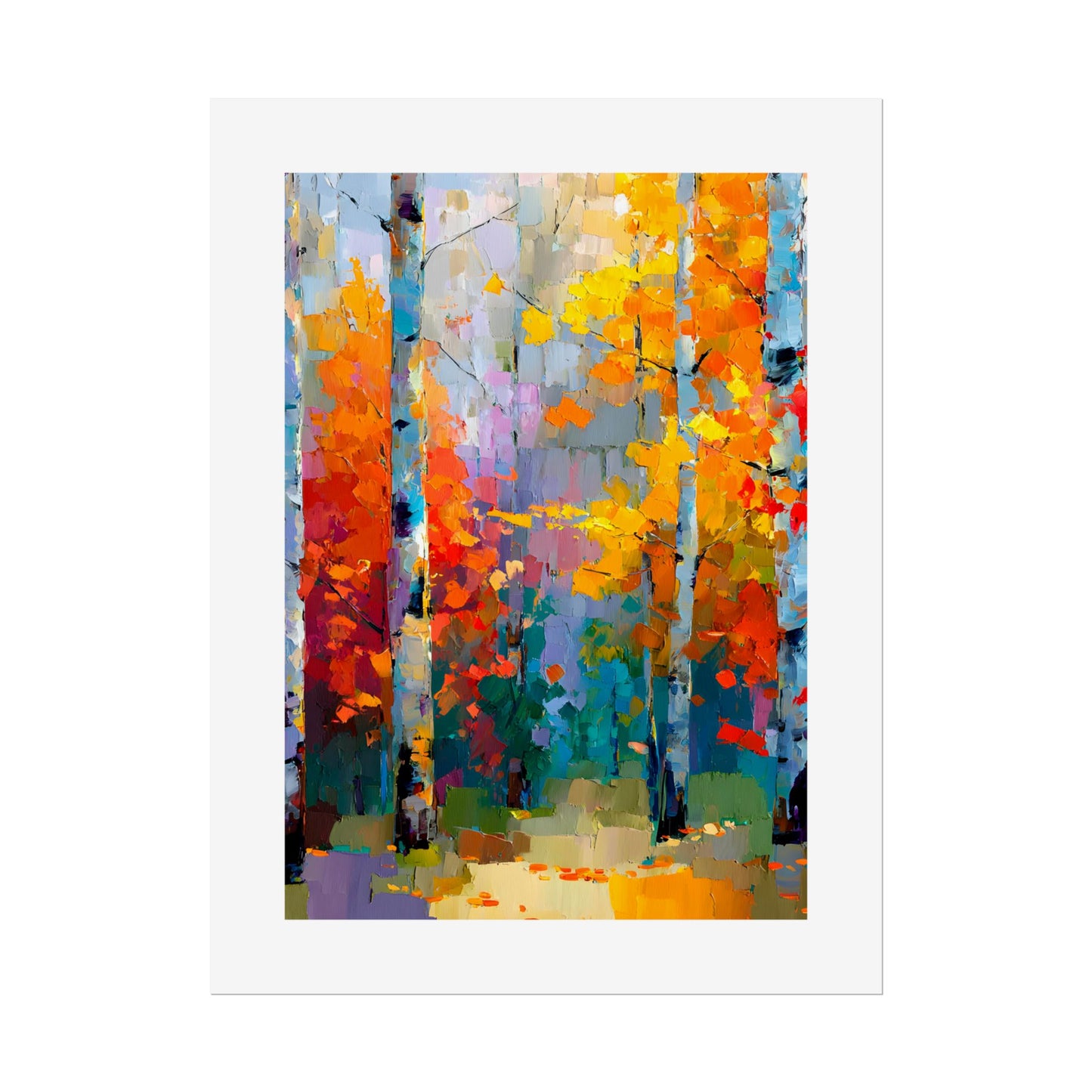 No.252 Nordic Summer Birch Series No.2 Portrait