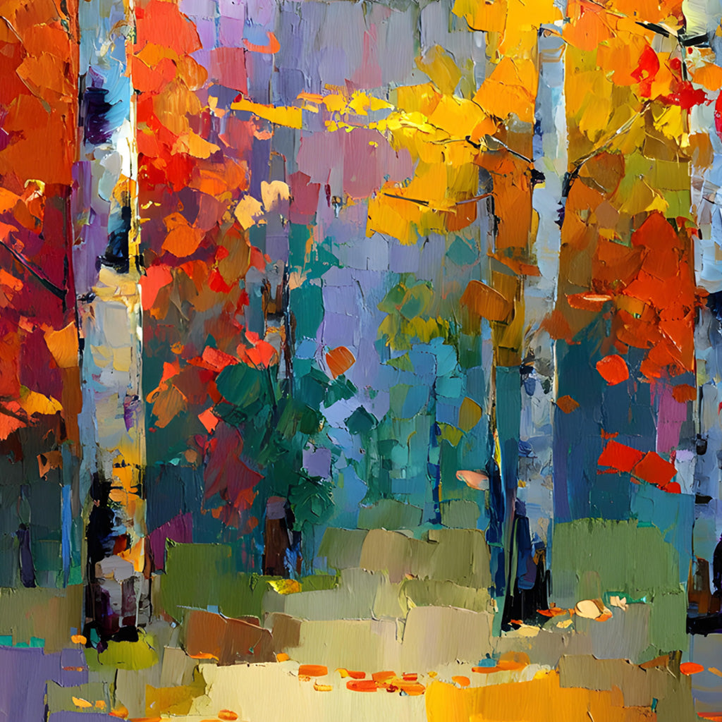 Scandinavian Summer Birch Landscape Prints