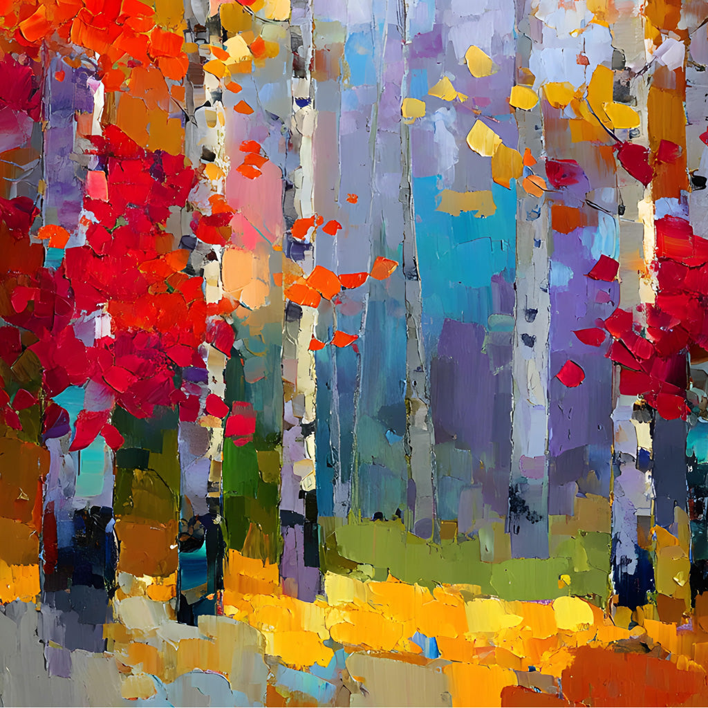 Scandinavian Summer Birch Portrait Prints