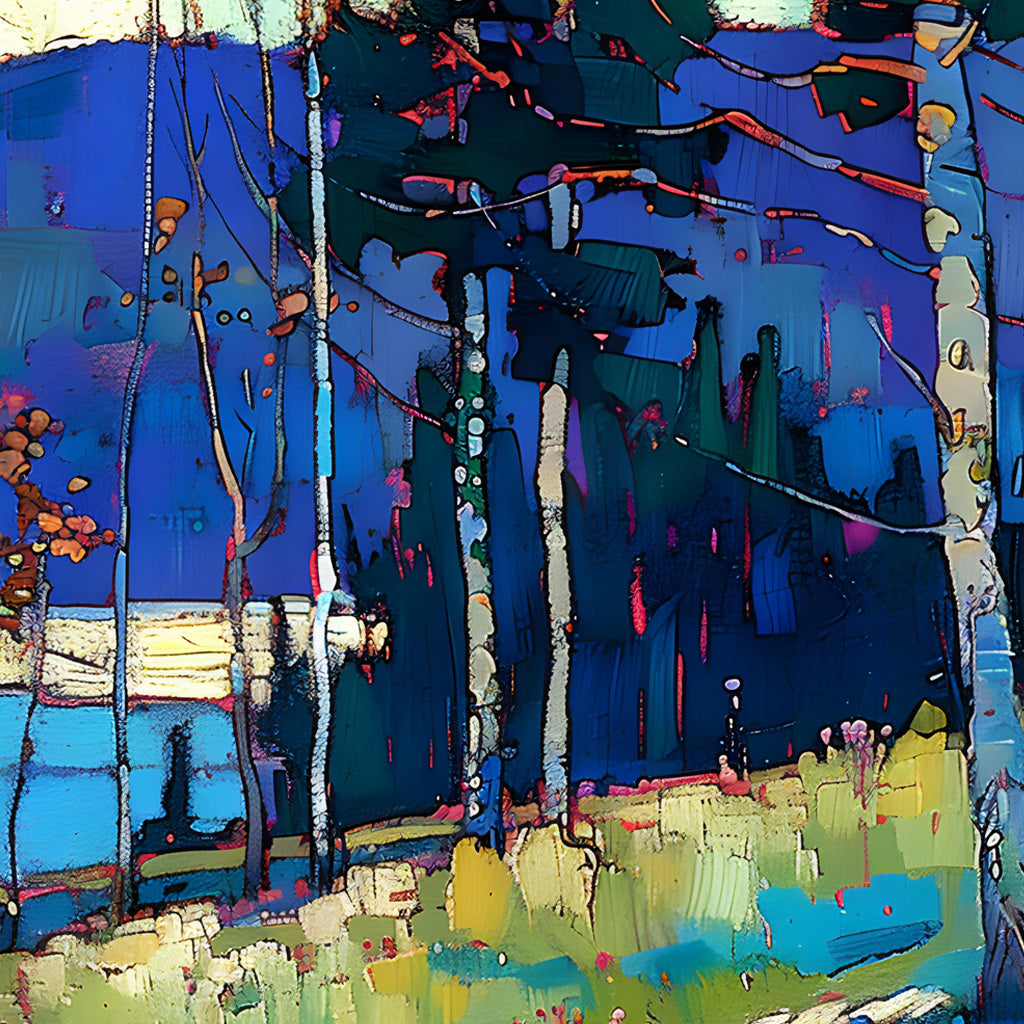 Blue Vosges Mountain Prints