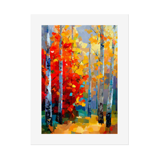 No.254 Nordic Summer Birch Series No.4 Portrait