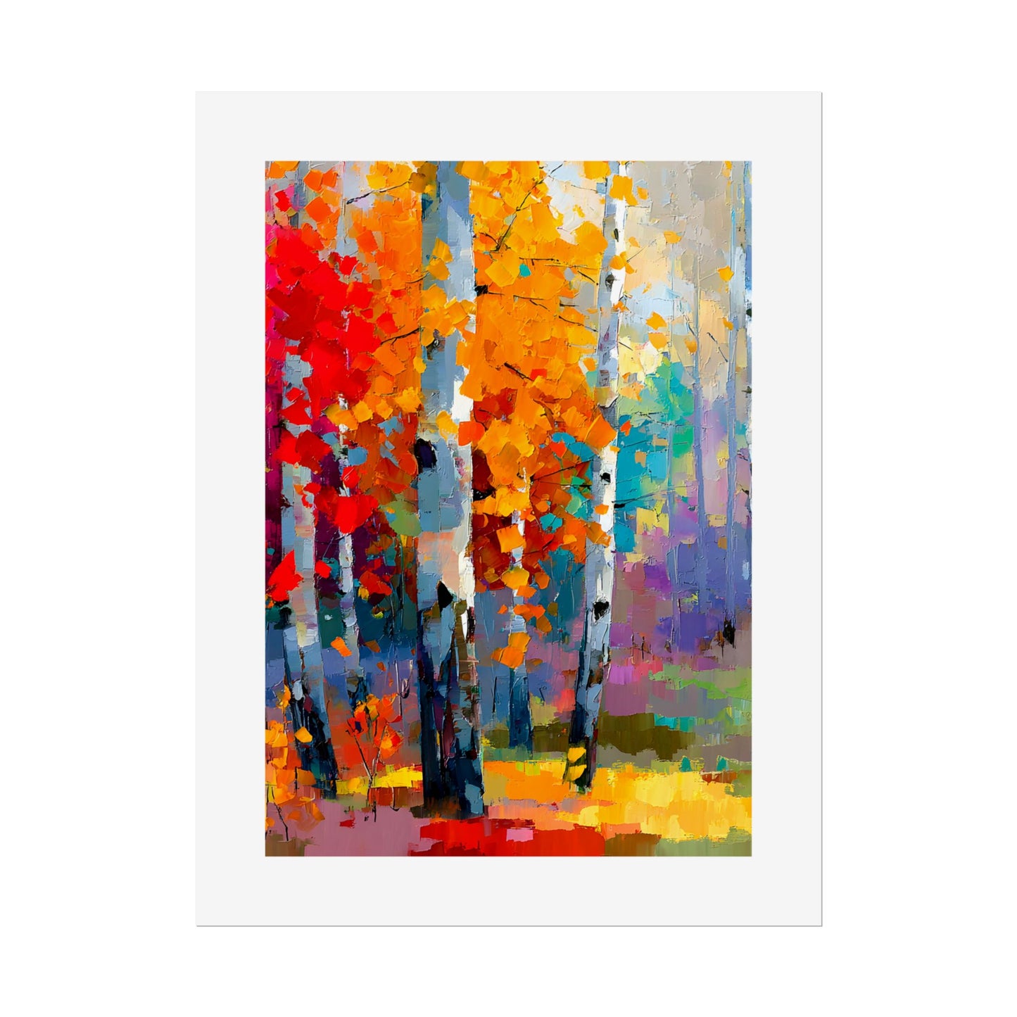 No.255 Nordic Summer Birch Series No.5 Portrait