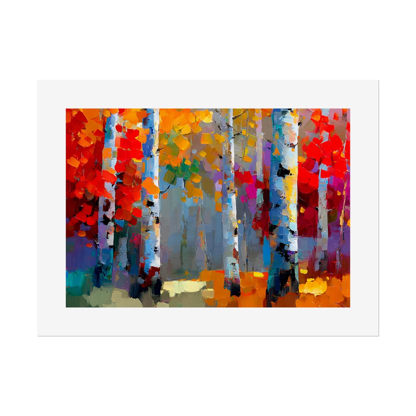 No.245 Nordic Summer Birch Series No.1 Landscape