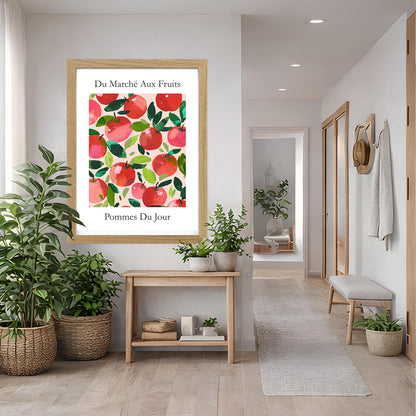 No.202 Apples Art Print – French Fruit Kitchen Wall Decor (Pommes du Jour)