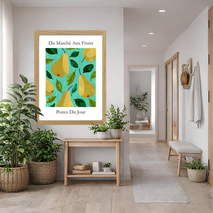 No.228 Pears Art Print – French Fruit Kitchen Wall Decor (Poires du Jour)