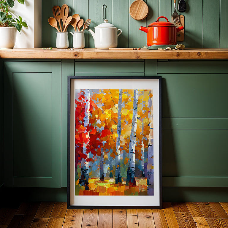 No.251 Nordic Summer Birch Series No.1 Portrait