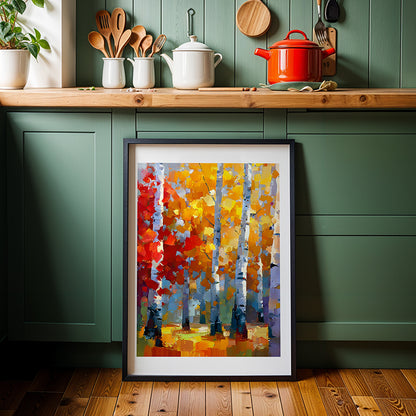 No.251 Nordic Summer Birch Series No.1 Portrait