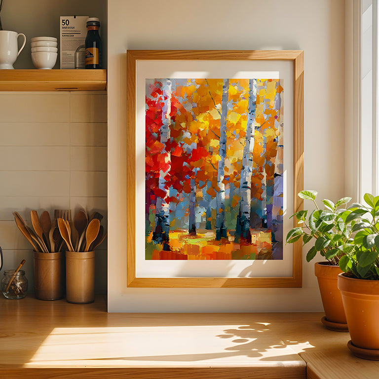 No.251 Nordic Summer Birch Series No.1 Portrait