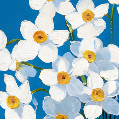 No.12 December Narcissus – Personalised Birth Month Flower Fine Art Print on Museum-Quality Paper