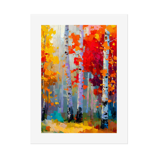 No.253 Nordic Summer Birch Series No.3 Portrait