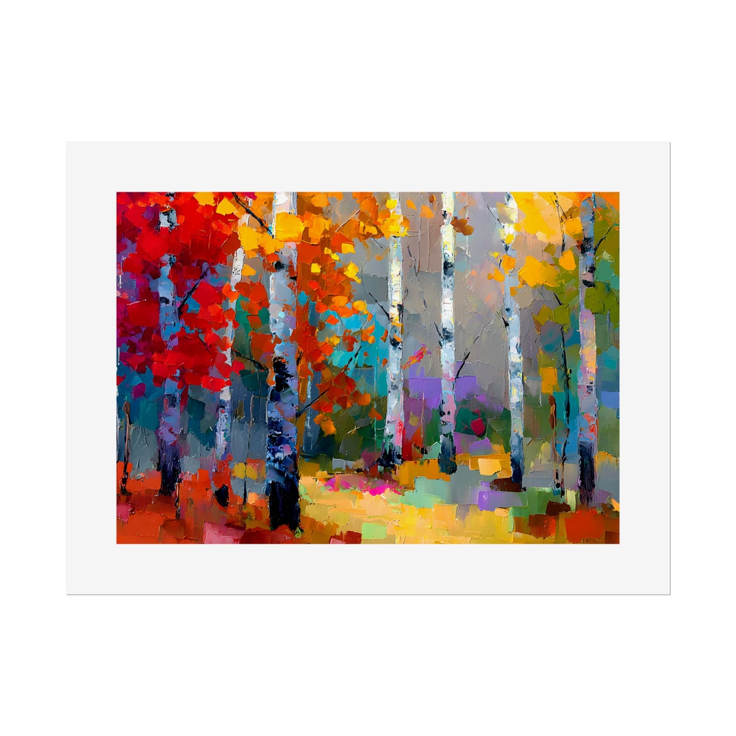 No.250 Nordic Summer Birch Series No.6 Landscape