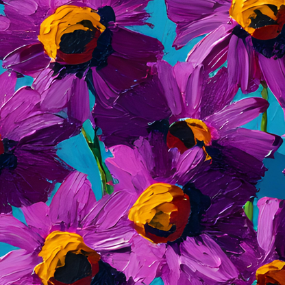 No.09 September Asters – Personalised Birth Month Flower Fine Art Print on Museum-Quality Paper
