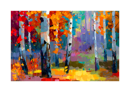 Berkshire Birch Forest at Greenham Series No.2 Landscape