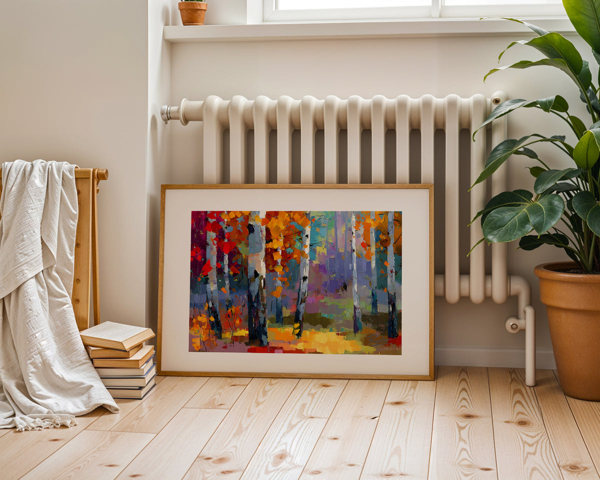 Berkshire Birch Forest at Greenham Series No.2 Landscape
