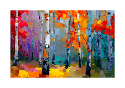 Berkshire Birch Forest at Greenham Series No.4 Landscape