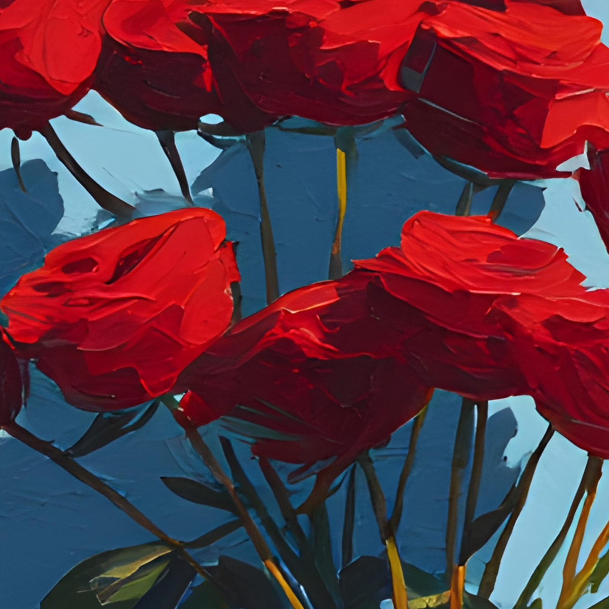No.18 "June Roses", Personalised, birth month flower, fine art print on museum grade paper in high quality black wooden frame