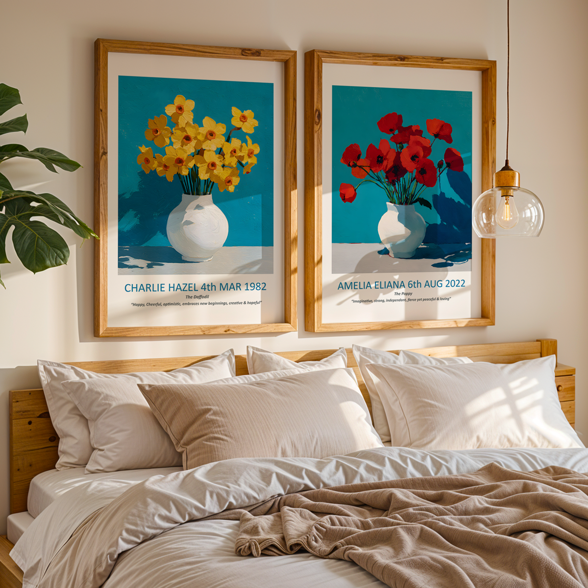 No.03 March Daffodils – Personalised Birth Month Flower Fine Art Print on Museum-Quality Paper